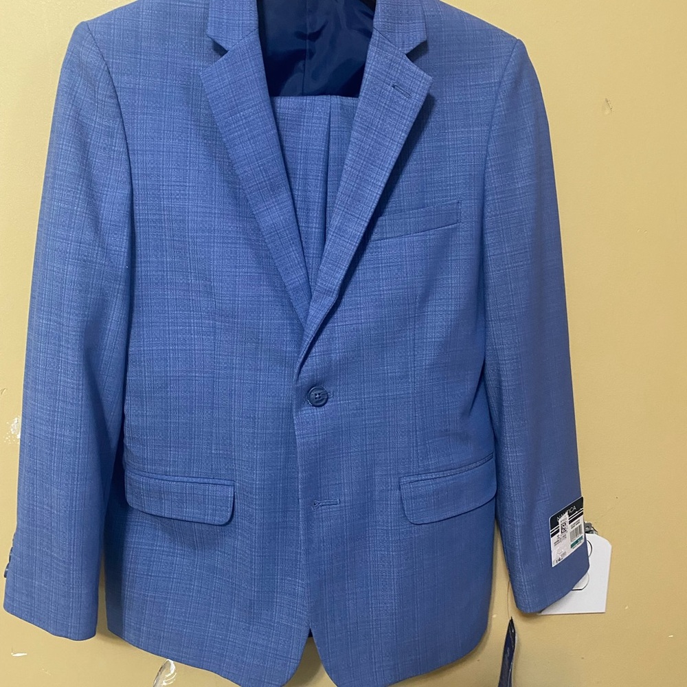 Nautica two piece light blue suit. boys size 16 regular